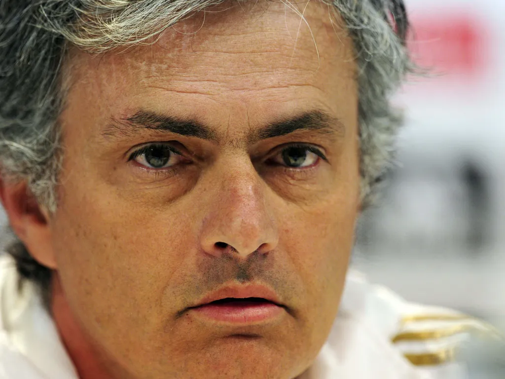 JoséMourinho, JoséMourinhokarrier, José Mourinho, José Mourinho karrier, Real Madrid's Portuguese coach Jose Mourinho attends a press conference after a training session at Real Madrid's sport city in Madrid on December 12, 2011. Real Madrid coach Jose M