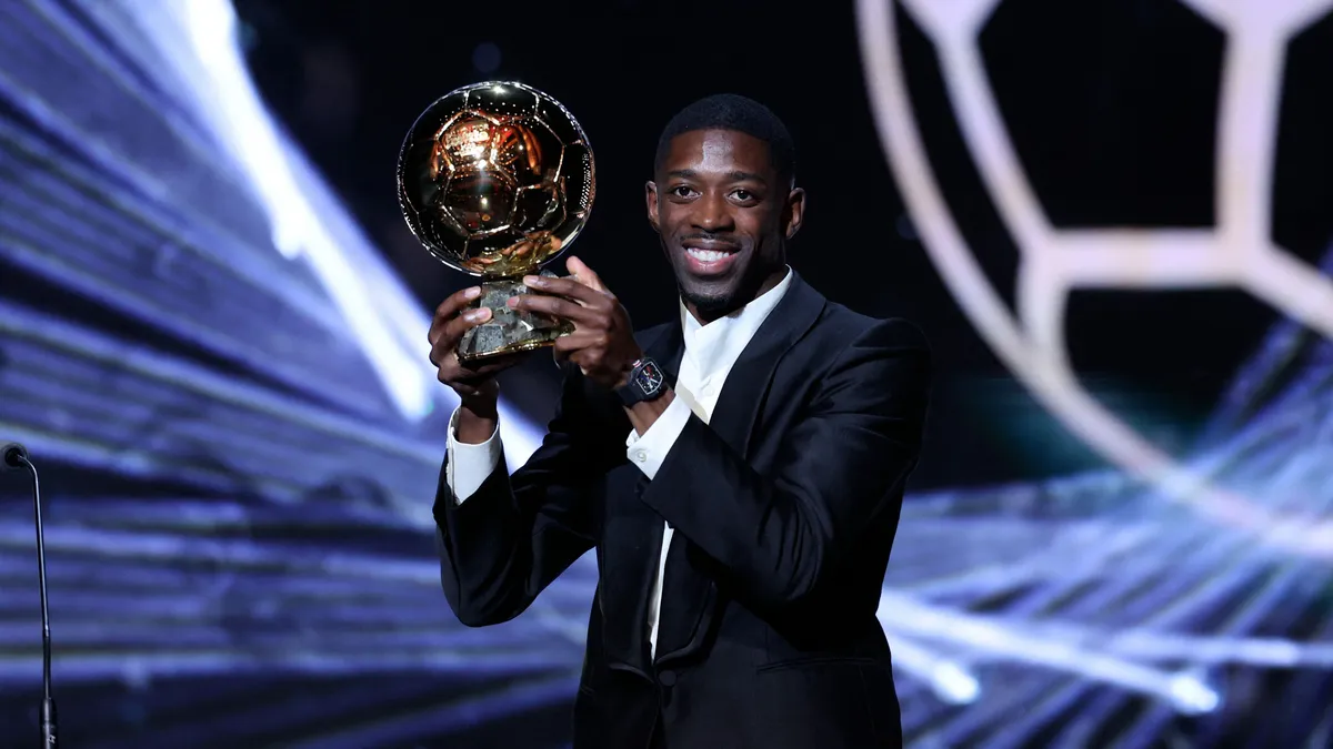 Ousmane Dembélé nyerte az Aranylabdát