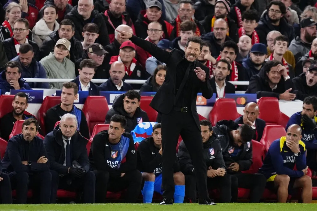 Diego Simeone nézeteltérésbe keveredett a szurkolókkal Liverpoolban