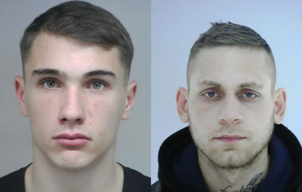 Férfiak se maradtajk le a toplistáról, balra Ruben, jobbra pedig Krisztián, akik már jól ismertek a rendőrség számára