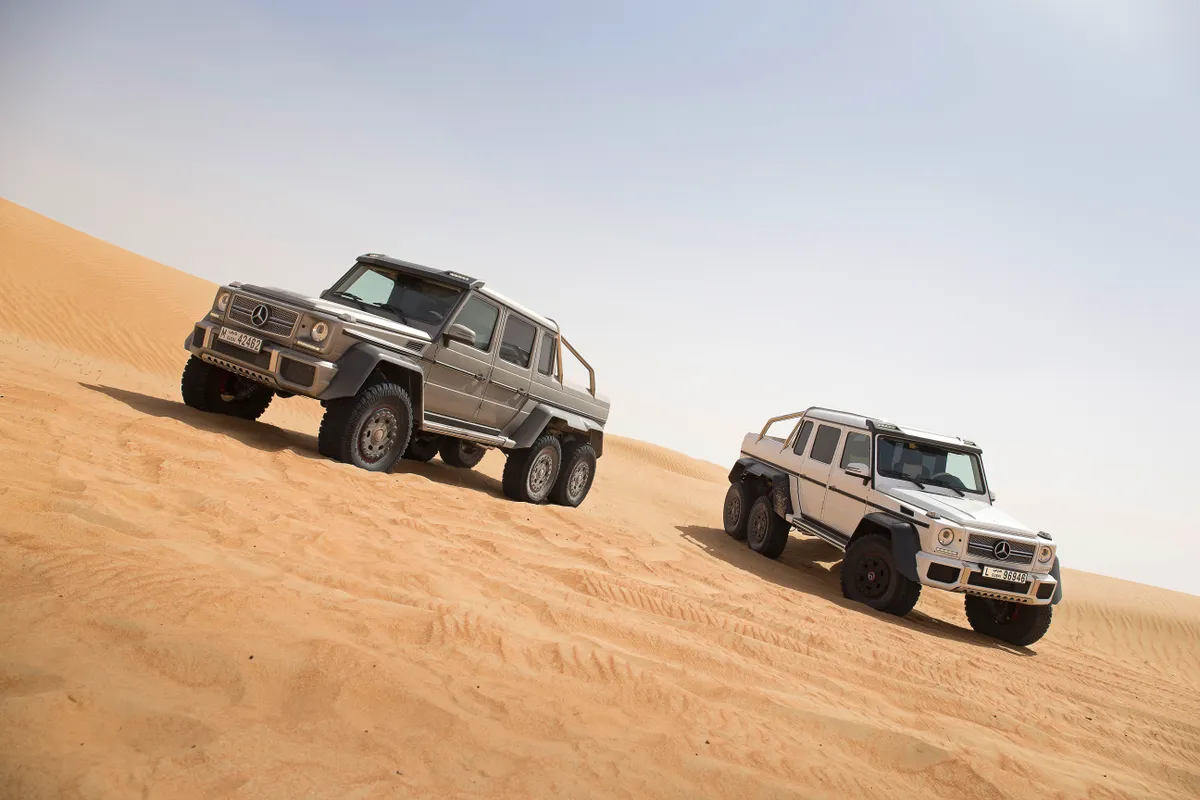 Nem véletlen, hogy annak idején Dubaiban mutatták be a modellt
Fotó: Mercedes-Benz