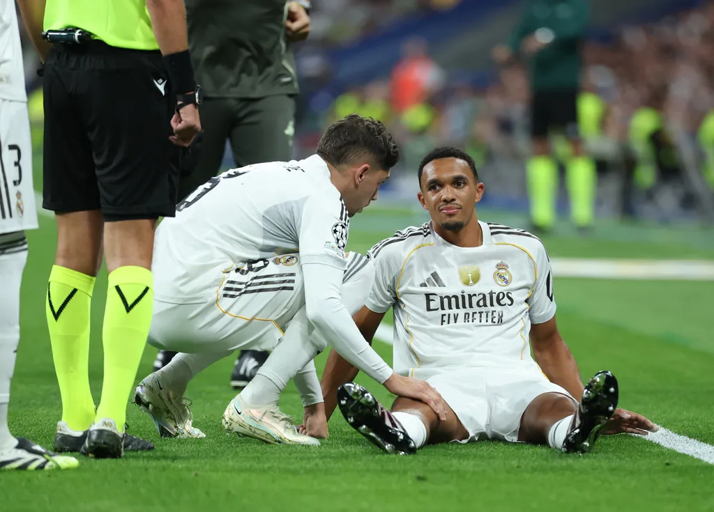 Szoboszlai barátja, Trent Alexander-Arnold már a harmadik percben megsérült a Real Madrid BL-meccsén