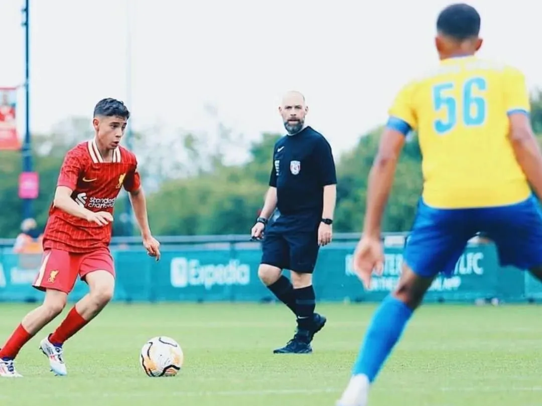 Farkas Erik még csak 16 éves, de már debütált a Liverpool U21-es csapatában