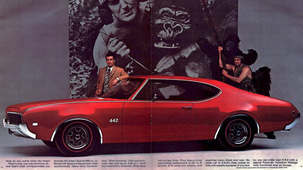 Egy piros Oldsmobile 442-es, ilyen autóban látták utoljára az eltűnt házaspárt