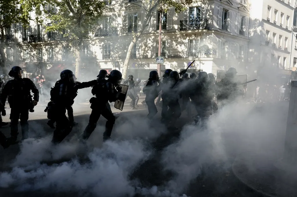 Franciaországban 2025, sztrájkFranciaországban, sztrájk, Franciaország, szakszervezetek, tiltakozás, sztrájknap, 2025.09.18.