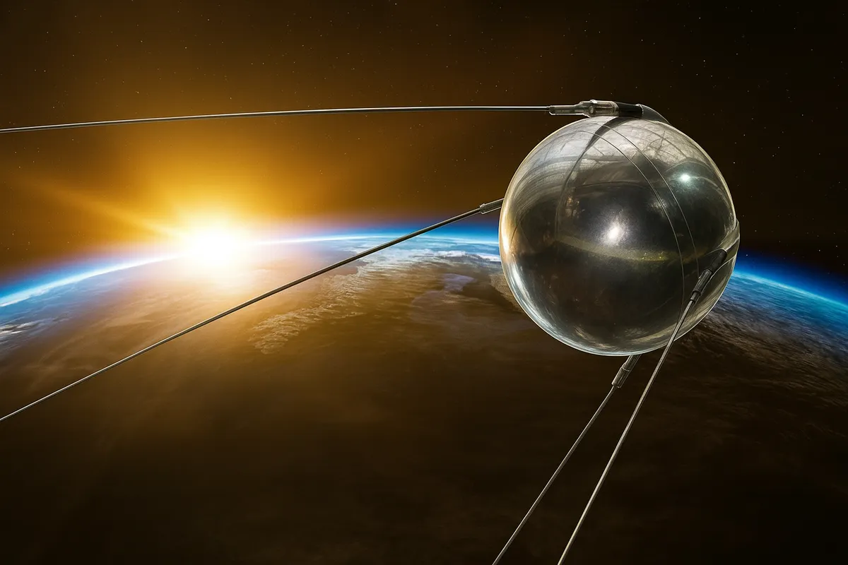 A Szputnyik-1 illusztrációja