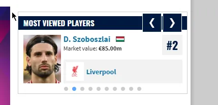 Szoboszlai Dominik a második legnézettebb volt a Transfermarkt oldalán