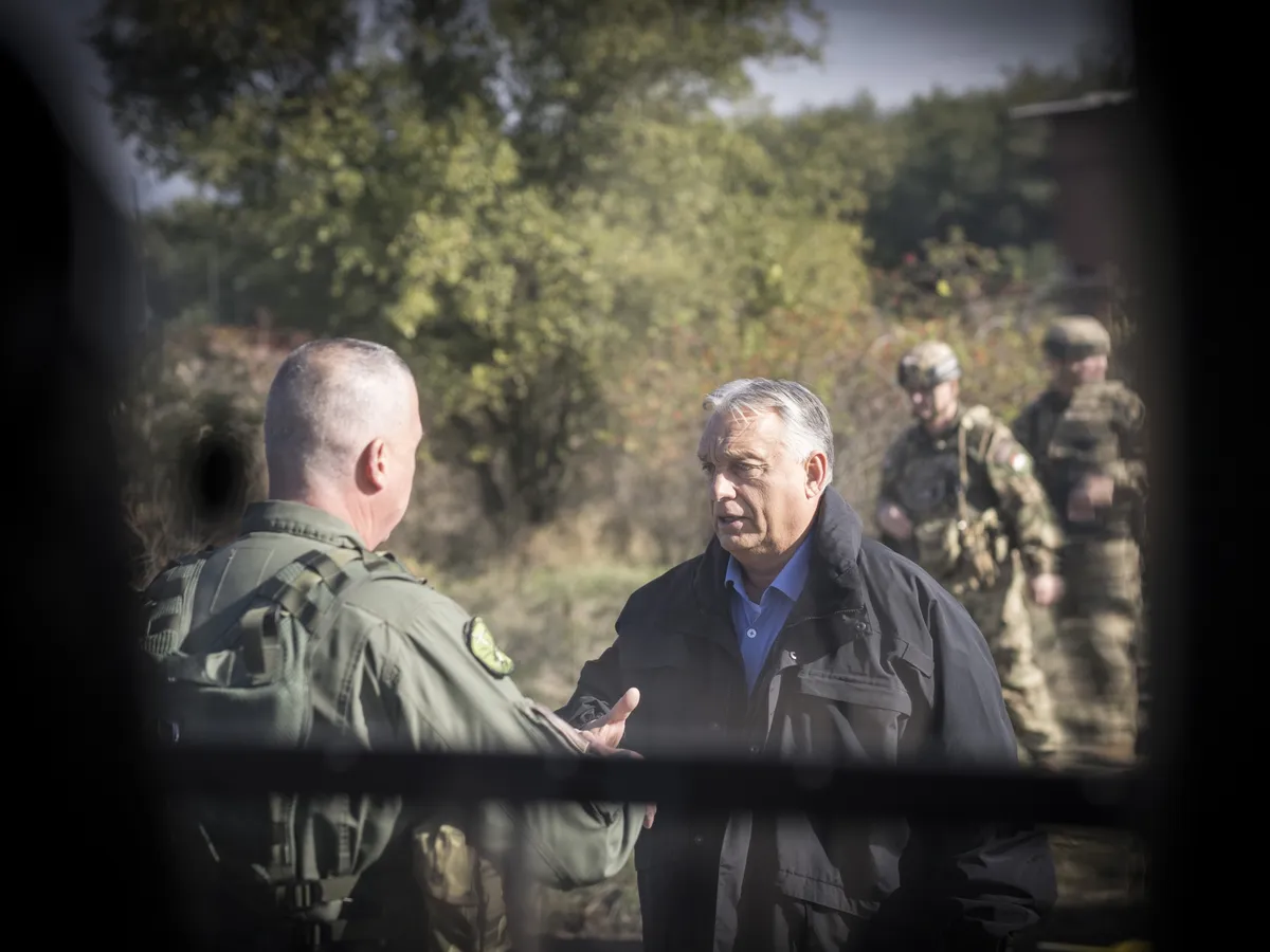 Orbán Viktor hadgyakorlaton vett részt, OrbánViktor, 2025.10.09.
