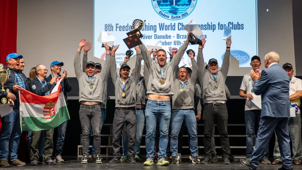 A magyar feeder horgászok Európa csúcsán Forrás: Mohosz