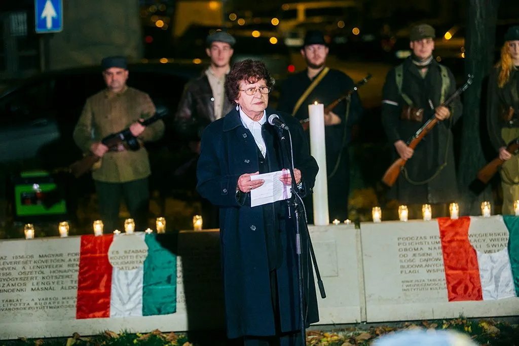 Halhatatlanok napja, Wittner Mária a 2019-es Halhatatlanok napjmondott beszéde közben (fotó: Horváth Péter Gyula / PestiSrácok.hu)