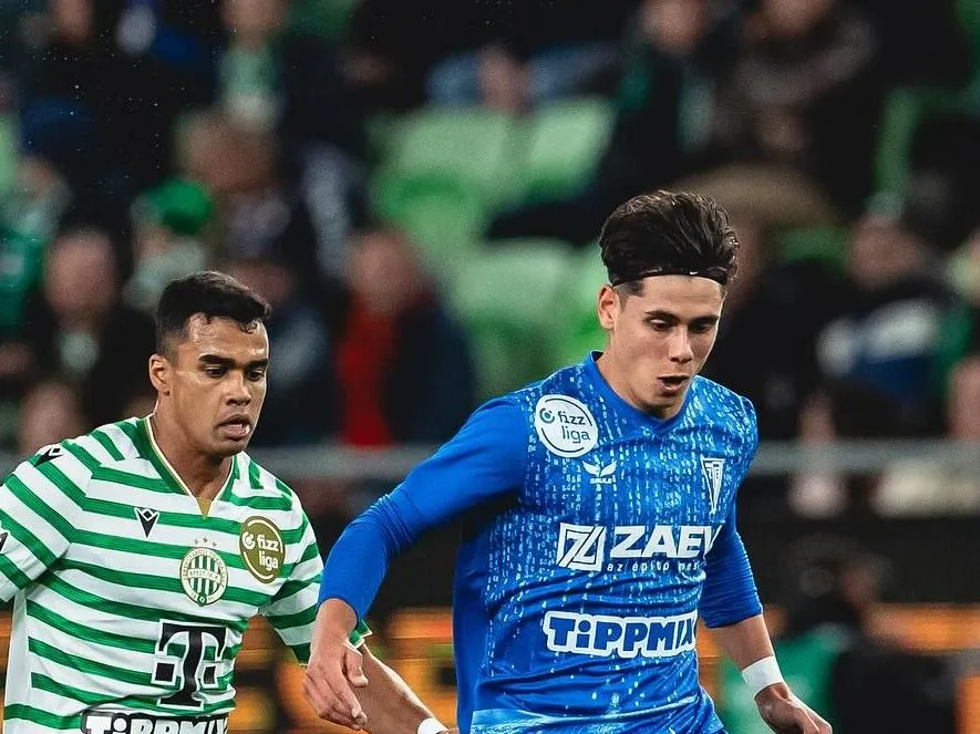 Skribek (j) góljával egyenlített a ZTE a Ferencváros ellen Fotó: facebook.com/ztefc.hu