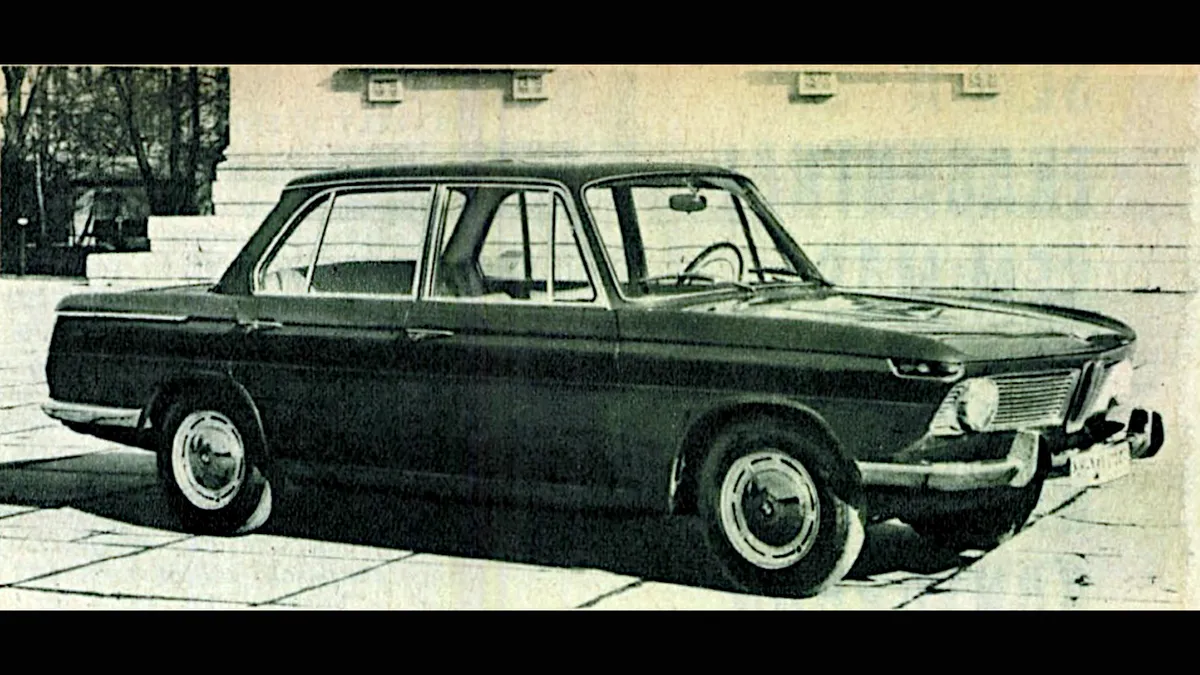 Jellegzetes a BMW 1600-as formája - az új BMW-kel is próbálják megidézni a legenda stílusát
Fotó: Autó-Motor