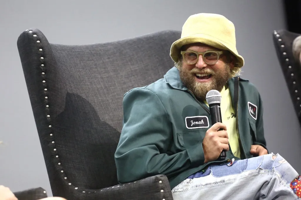 LOS ANGELES, CALIFORNIA - NOVEMBER 17: Jonah Hill attends Netflix's Don't Look Up LA Tastemaker Screening at ROSS HOUSE on November 17, 2021 in Los Angeles, California. Tommaso Boddi/Getty Images for Netflix/AFP (Photo by Tommaso Boddi / GETTY IMAGES NORTH AMERICA / Getty Images via AFP)