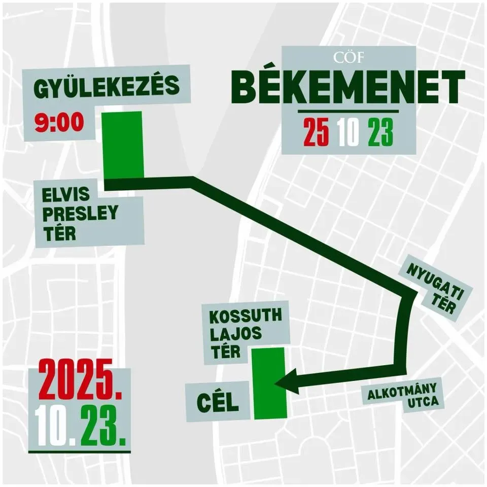 Orbán Viktor is részt vesz az október 23-i Békemeneten Budapesten. Forrás: Facebook
