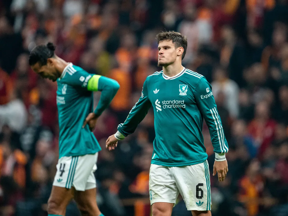 Milos Kerkez of Liverpool FC in action during the UEFA Champions League match between Galatasaray and Liverpool at the Rams Park on September 30, 2025 (Photo by Yagiz Gurtug / Middle East Images via AFP)