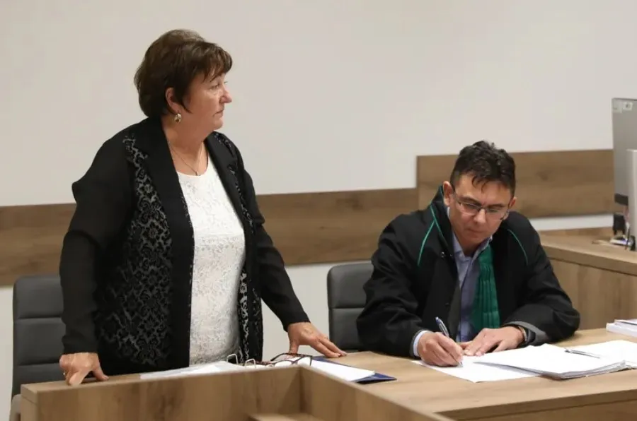 Babicsek Márta először szólalt fel a tárgyalóteremben