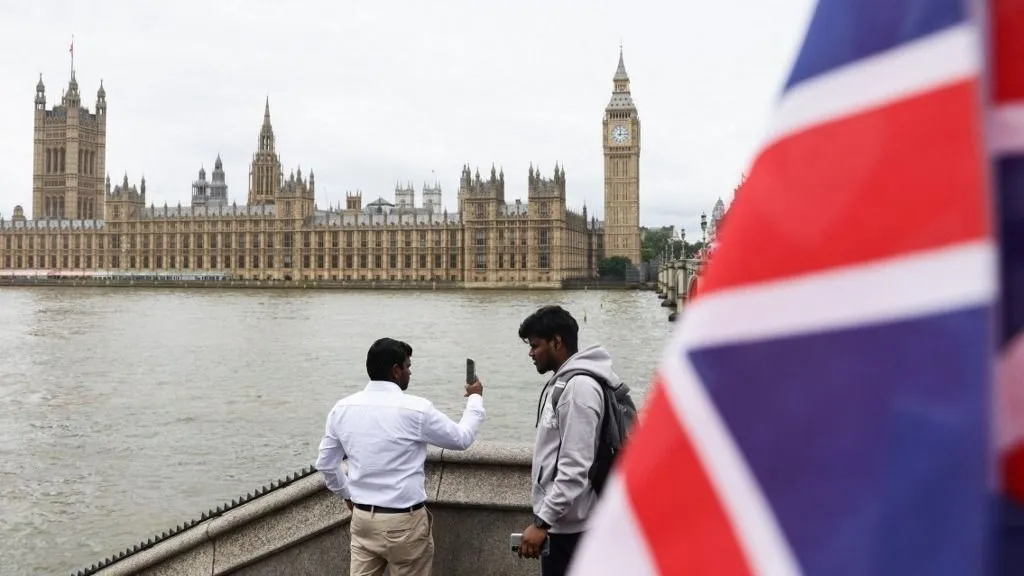 A view of the Palace of Westminster a day before General Election, in London, Great Britain on Jult 3, 2024. (Photo by Jakub Porzycki/NurPhoto) (Photo by Jakub Porzycki / NurPhoto via AFP)