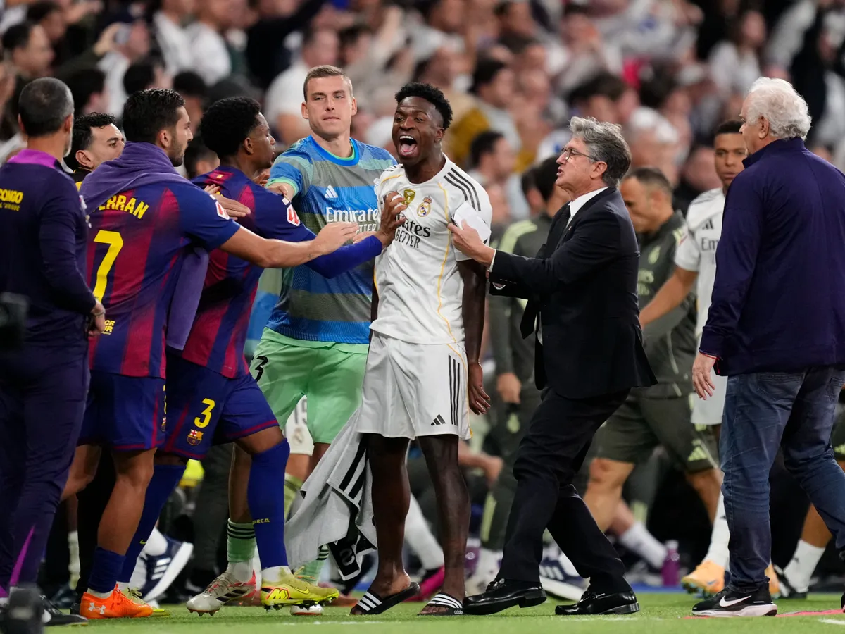 Vinícius Júnior főszereplő volt a Real Madrid-Barcelona mérkőzésen
