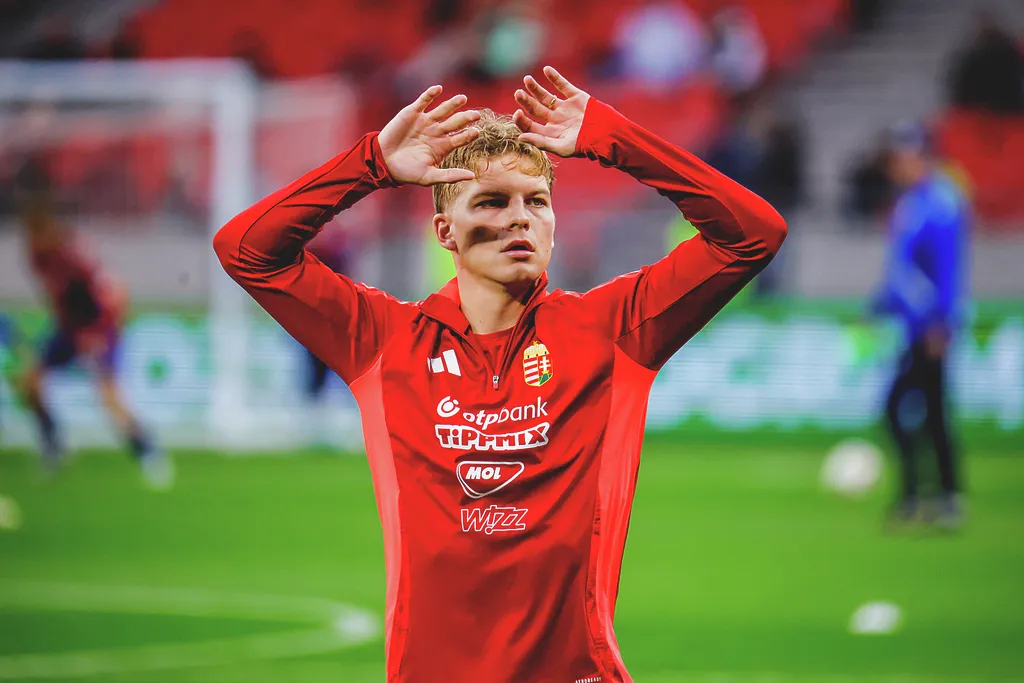 Magyarország–Örményország világbajnoki selejtező, labdarúgás, foci, futball, Magyar labdarúgó-válogatott, Puskás Aréna, 2025. 10. 11.
Bemelegítés