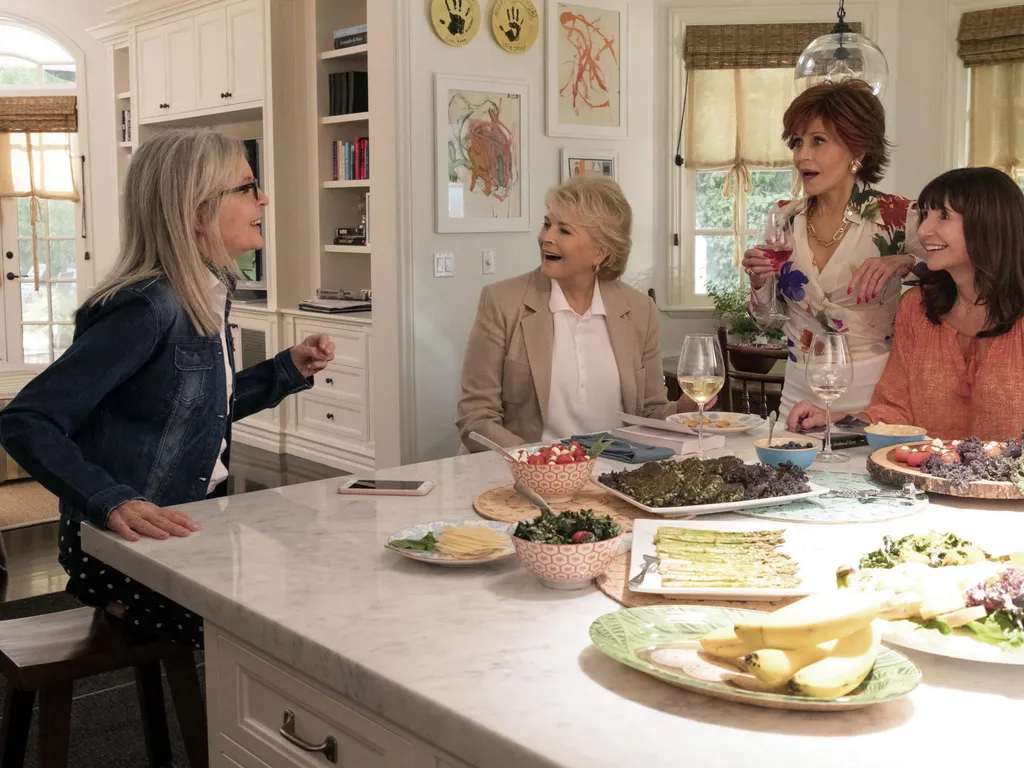 DianeKeatonéleteképekben, DianeKeaton, Diane Keaton, színésznő,  Le Book club
The Book club
2018
Real  Bill Holderman
Diane Keaton
Jane Fonda
Candice Bergen
Mary Steenburgen.
Collection Christophel © Apartment story / June pictures / Paramount pictures (P