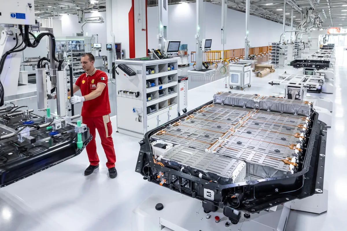 15 modulból áll az elektromos Ferrari akkumulátora
Fotó: Ferrari