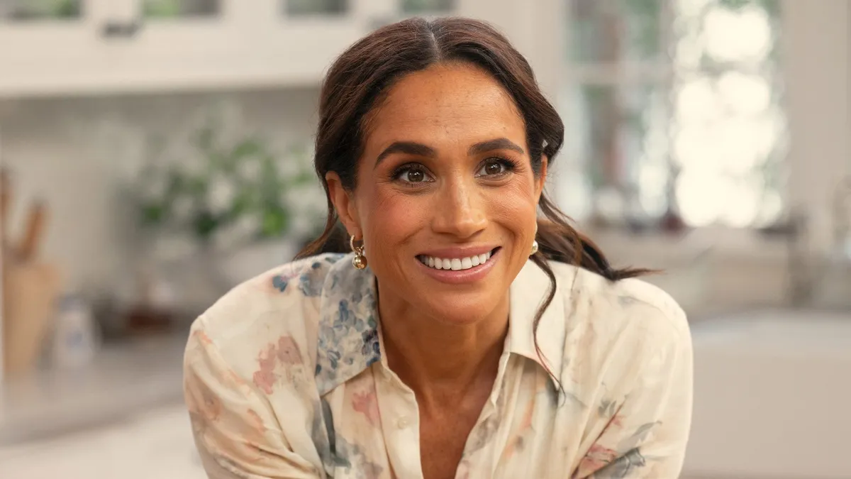 Meghan Markle, MeghanMarkle  RELEASE DATE: March 4, 2025. TITLE: With Love, Meghan. STUDIO: Netflix. PLOT: Markle shares personal tips and tricks, embracing playfulness over perfection, highlighting how to create beauty in unexpected ways. STARRING: MEGHAN MARKLE, Duchess of Sussex in episode 108.