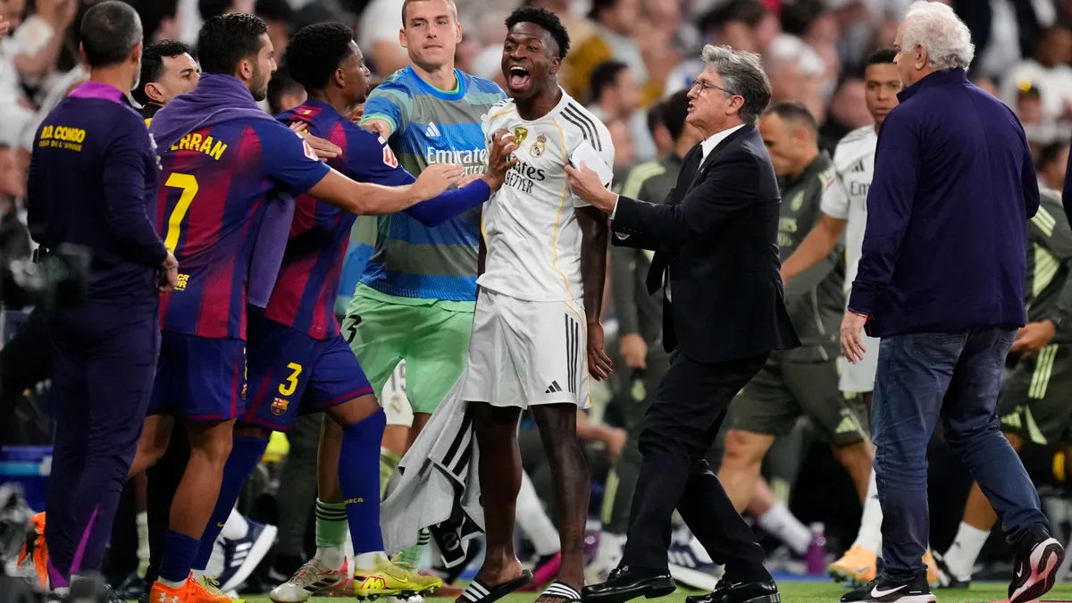 Vinícius Júnior főszereplő volt a Real Madrid-Barcelona mérkőzésen