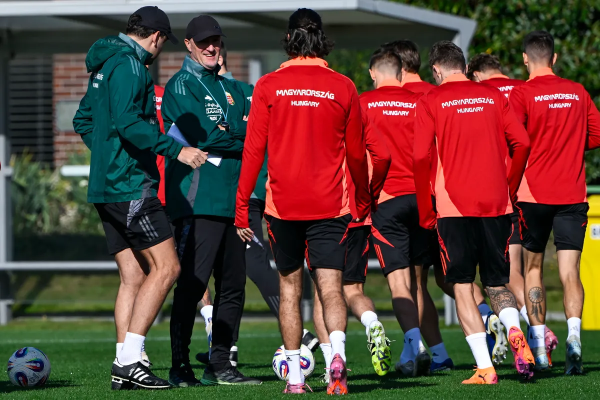 Marco Rossi húzásai az örmények ellen bejöttek, de vajon mire készül a magyar válogatott Ronaldóék ellen? Fotó: Purger Tamás / MTI Fotószerkesztõség