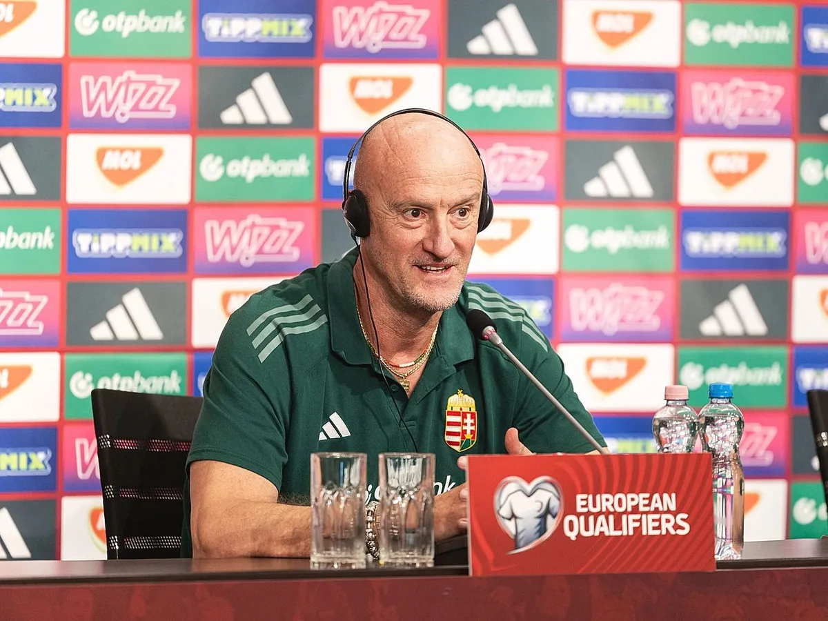 A Magyar labdarúgó-válogatott sajtótájékoztatója Telkiben
Marco Rossi szövetségi kapitány