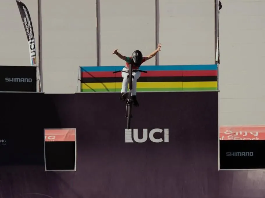 Molnár Noémi a vb-mezőny legfiatalabb tagjaként parádézott Forrás: instagram.com/nono__bmx/