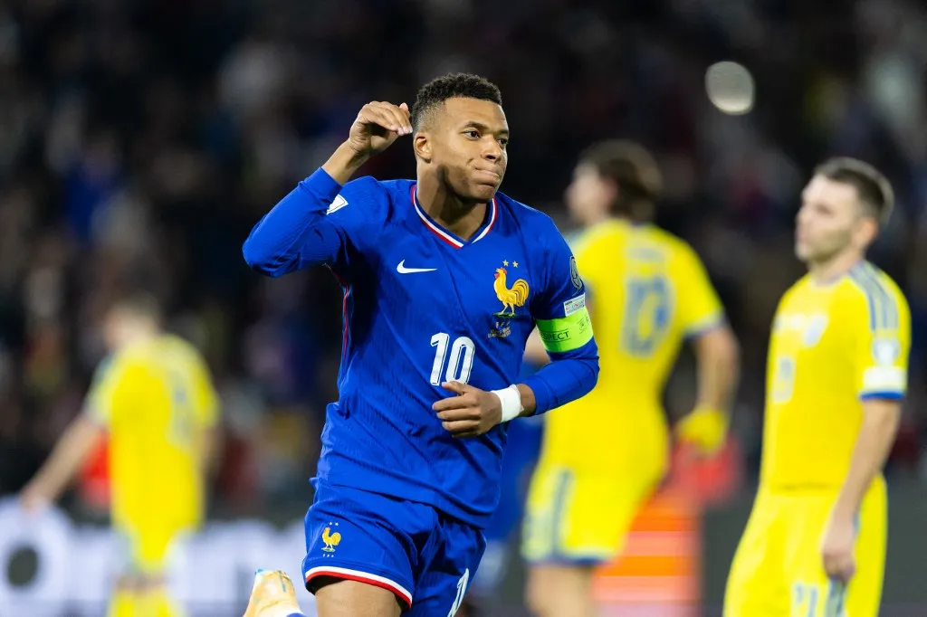 Kylian Mbappé két góllal járult hozzá Franciaország csütörtöki, ukránok elleni sikeréhez
