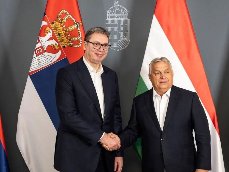 Orbán Viktor miniszterelnök hétfőn hivatalában fogadta Alekszandar Vucsicsot. Fotó: MTI