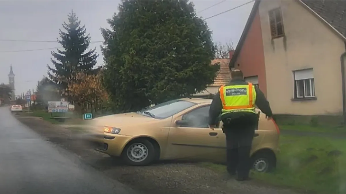 A rendőrök is alig hitték el, mit művelt előttük az idős sofőr Gyulakeszin – videó