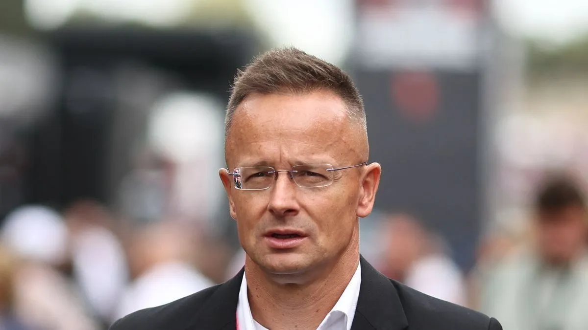 Szijjártó Péter külgazdasági és külügyminiszter (Fotó: AFP)