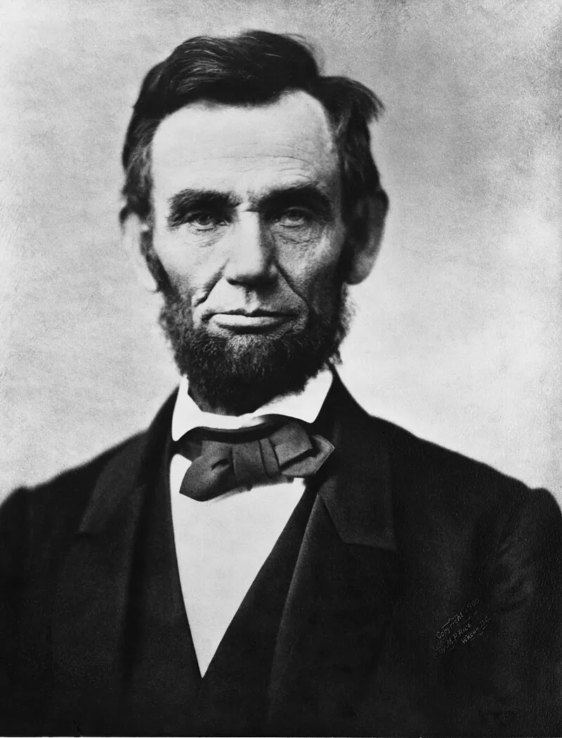 Abraham Lincoln (1809-1865) 1861-től 1865-ig az Amerikai Egyesült Államok 16. elnöke, az első republikánus elnök.