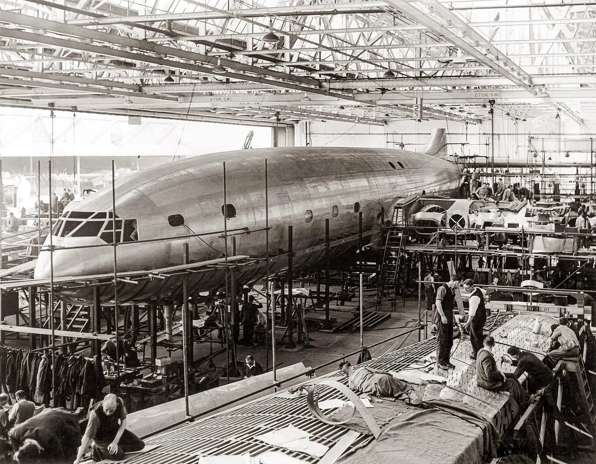 A híres luxusgépből, a Bristol Brabazonból mindössze egyetlen példány készült, a program katasztrofális pénzügyi veszteséggel végződött