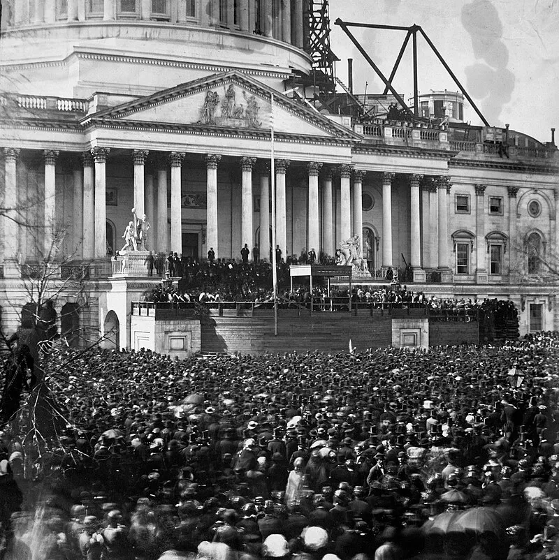 Abraham Lincoln beiktatása a Capitoliumon