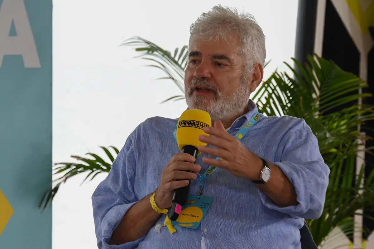 Horn Gábor, a Republikon Intézet igazgatója volt a vendég a stuttgarti Tisza-sziget online rendezvényén (Fotó: Máthé Zoltán / MTI)