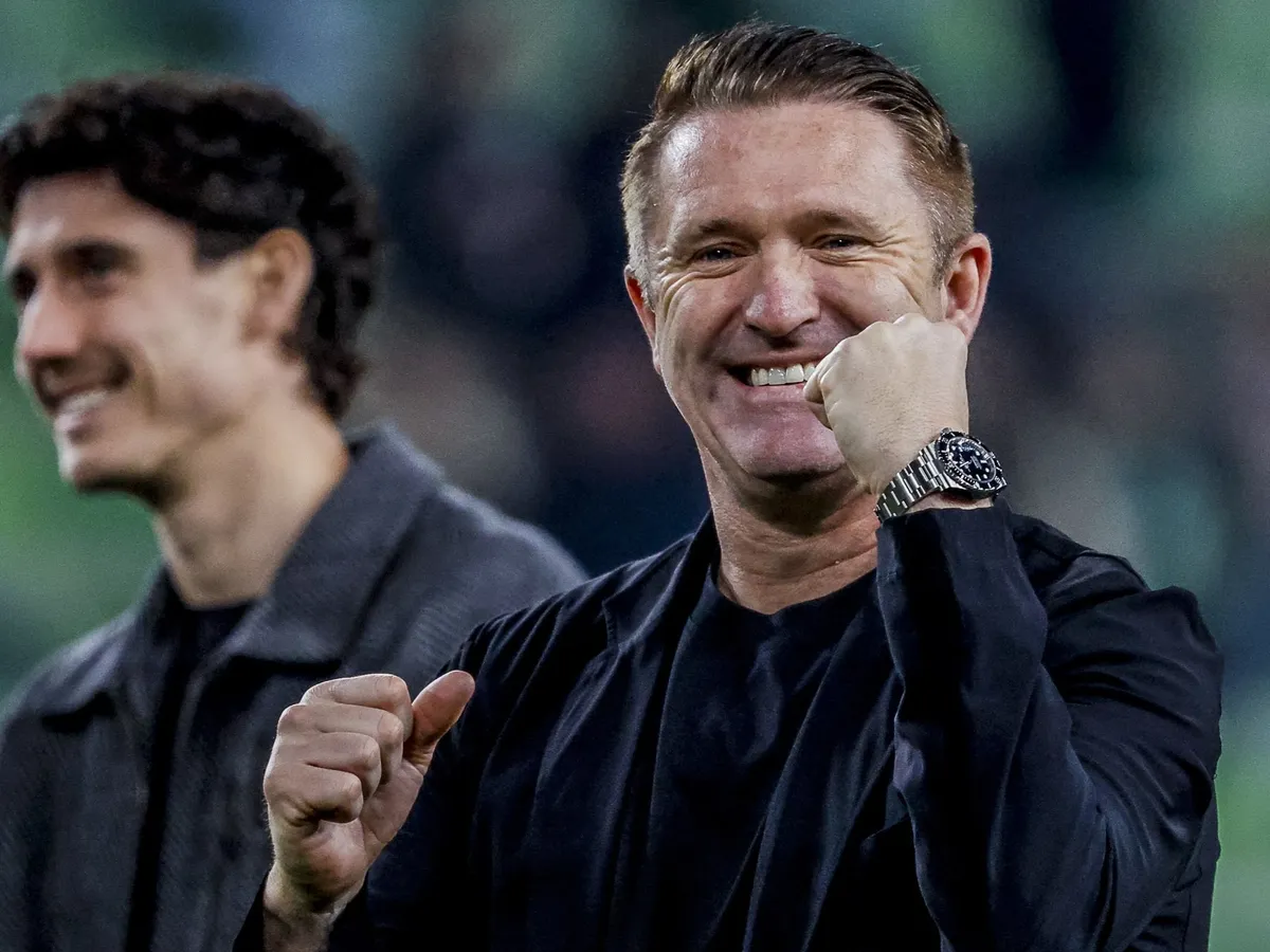 Robbie Keane őszinte mosollyal ünnepelte az újabb El-diadalt Fotó: Csudai Sándor