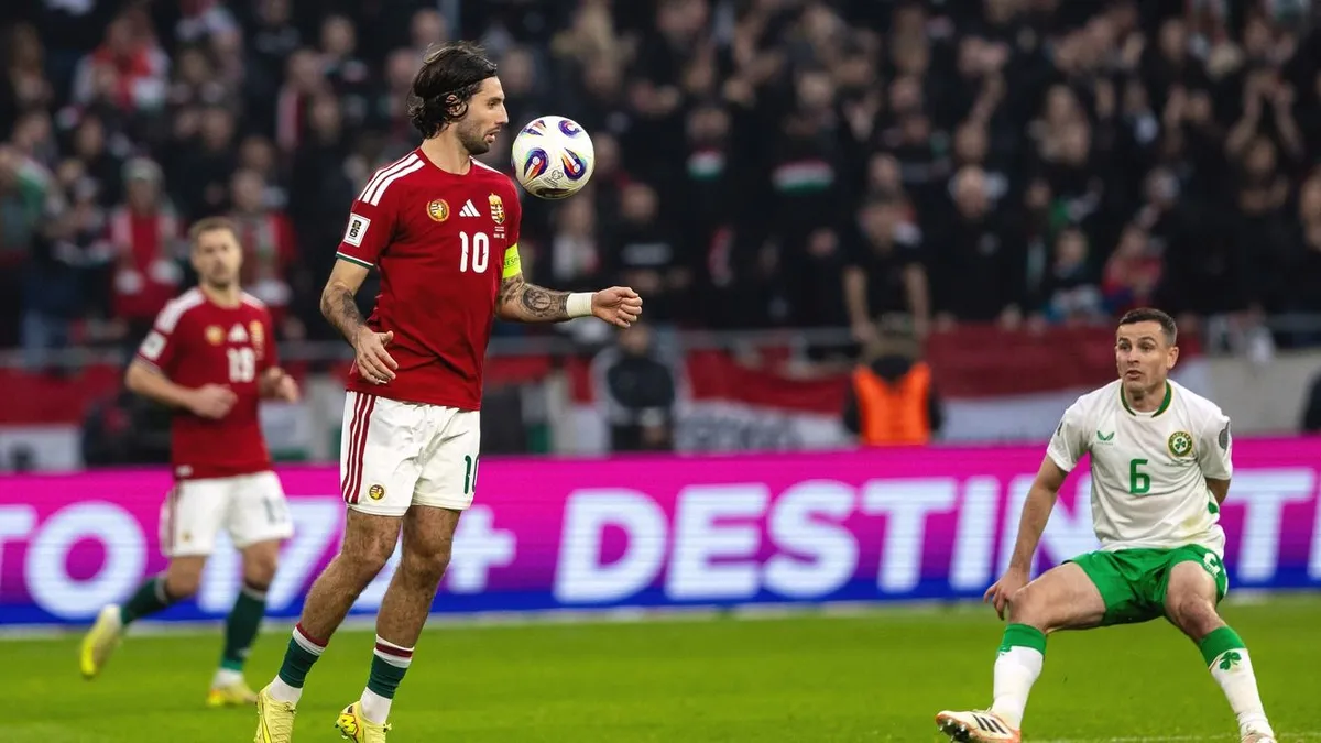 Magyarország-Írország, Magyarország - Írország, VB selejtező, magyar labdarúgó-válogatott, Puskás Aréna, 2025.11.16., Szoboszlai