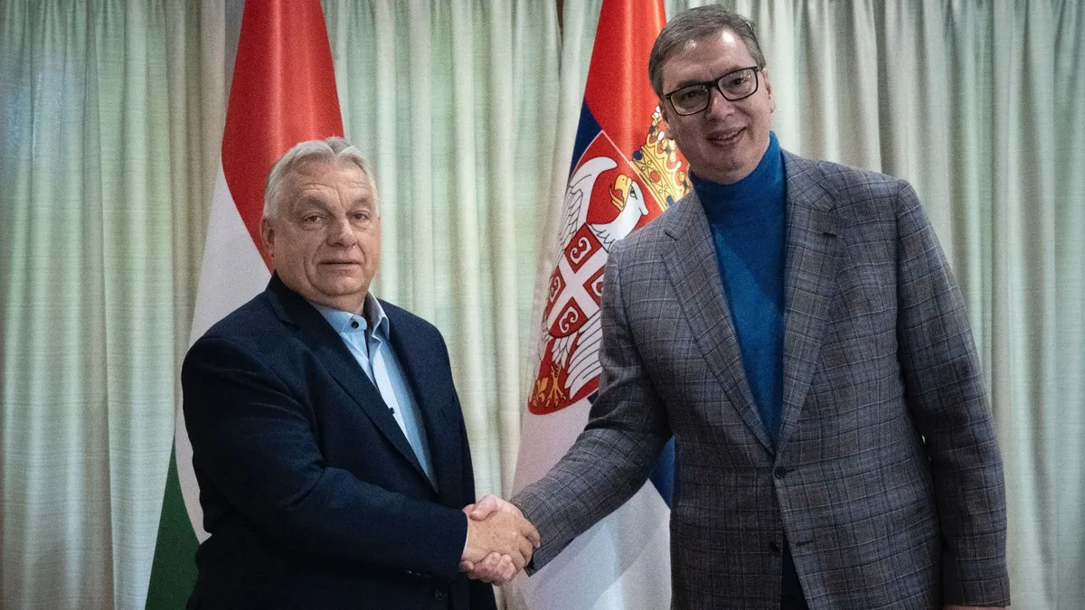 Orbán Viktor és Alexander Vucsics közös sajtótájékoztatón beszélt a két országot érintő kérdésekről