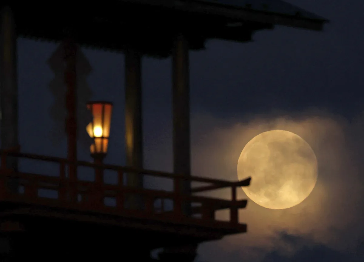 A szuperhold Japánban.
