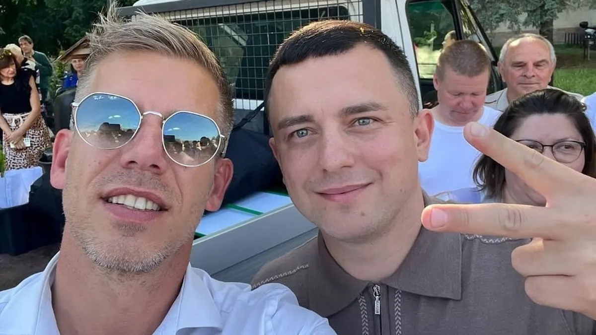 Magyar Péter és Ceber Roland (Forrás: Instagram)