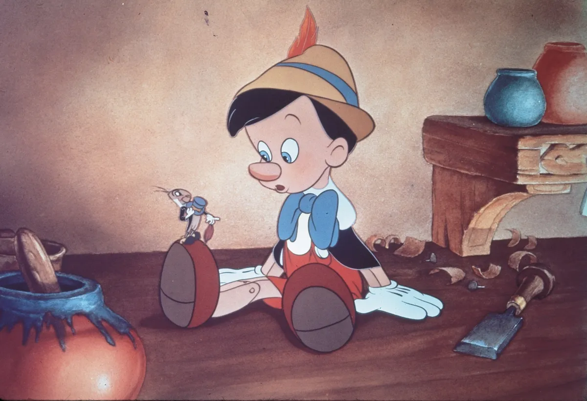 1940; Pinocchio. Original Film Title: Pinocchio, Director: Ben Sharpsteen Mandatory Credit: Photo by WALT DISNEY PRODUCTIONS/Entertainment Pictures. (©) Copyright 1940 by WALT DISNEY PRODUCTIONS.