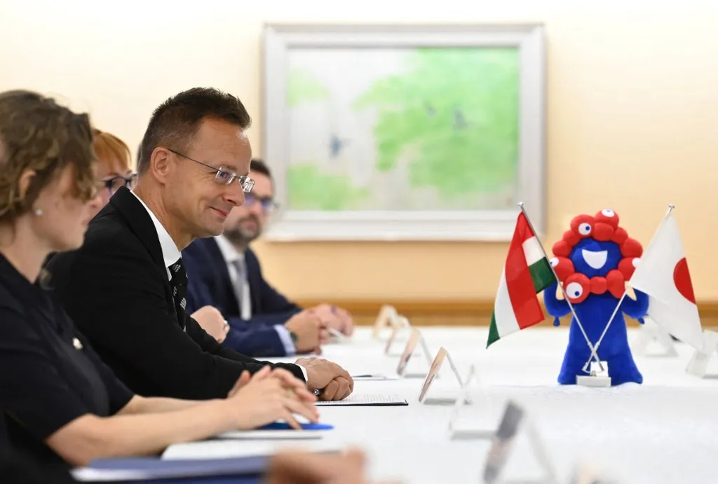 Szijjártó Péter magyar külgazdasági és külügyminiszter (Fotó: AFP)