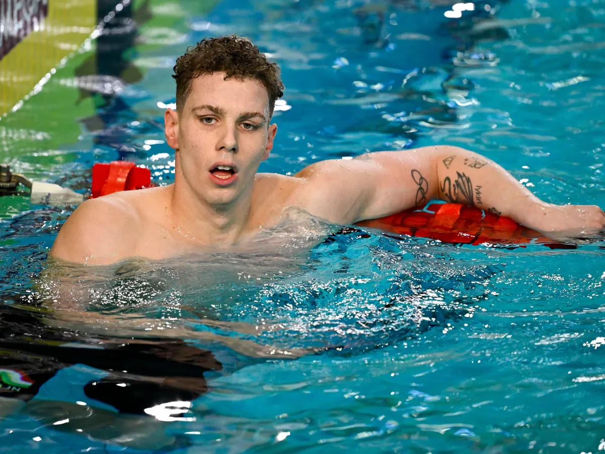 Sárkány Zalán hatodik lett 400 gyorson az úszó-Eb-n Fotó: Bodnár Boglárka / MTI Fotószerkesztõség