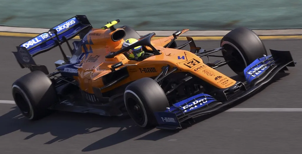 Lando Norris alig 19 évesen, a 2019-es Ausztrál Nagydíjon mutatkozott be a Forma-1-ben