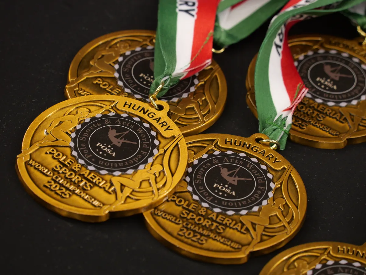 Ehrlich Dávid rendkívül boldog volt, amikor először meglátta a budaörsi aranyérmet Fotó: Simon Dániel