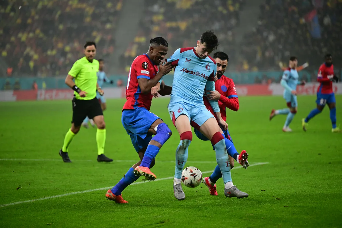 Az Európa-liga alapszakaszának hatodik körében a román FCSB nagyot hajrázva nyert a holland Feyenoord ellen