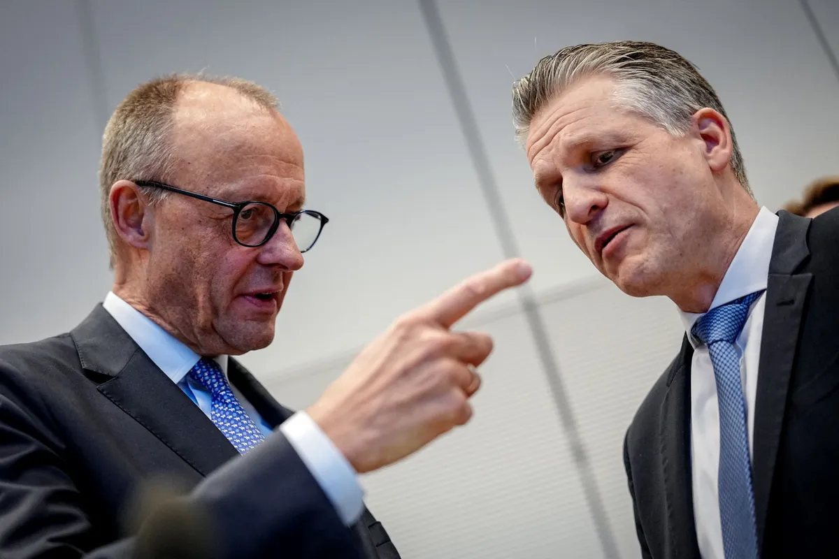 Friedrich Merz német kancellár és Thorsten Frei kancelláriaminiszter